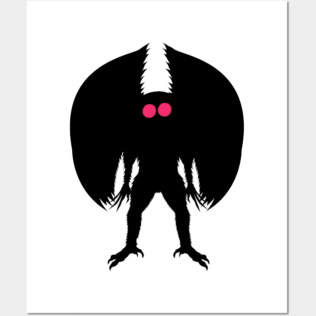 Mothman Wall Art by Tesszero